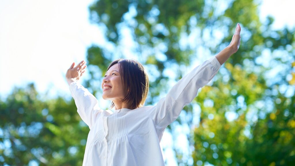 女性 嬉しい