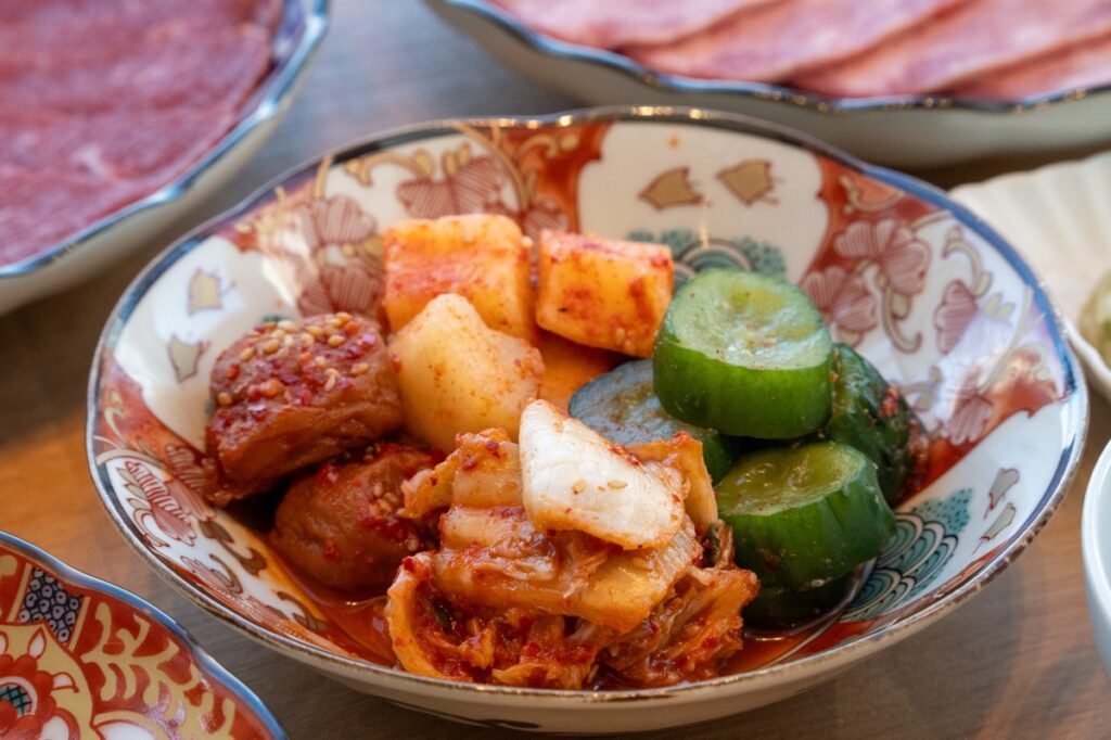 天壇 キムチ盛合せ